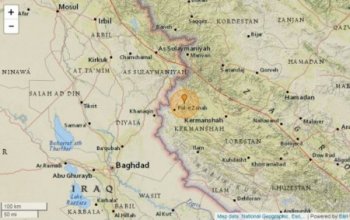 Иран мен Ирактың шекарасында жер сілкінді
